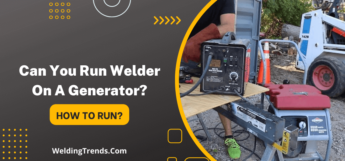 Running welder on generator